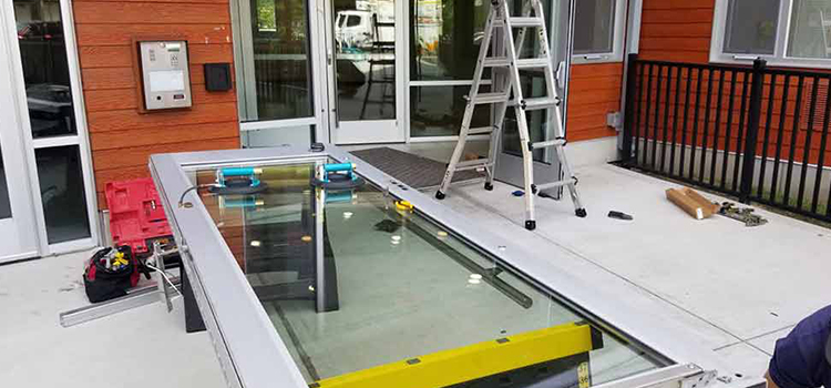 storefront door glass replacement The Villages
